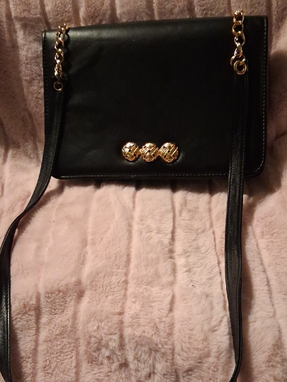 vintage Manolucci genuine leather bag 